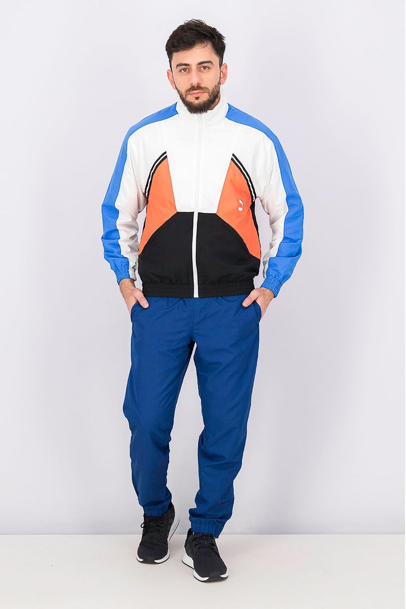 PUMA Men TFS Woven Full Zip Jacket, Palace Blue - Image 4